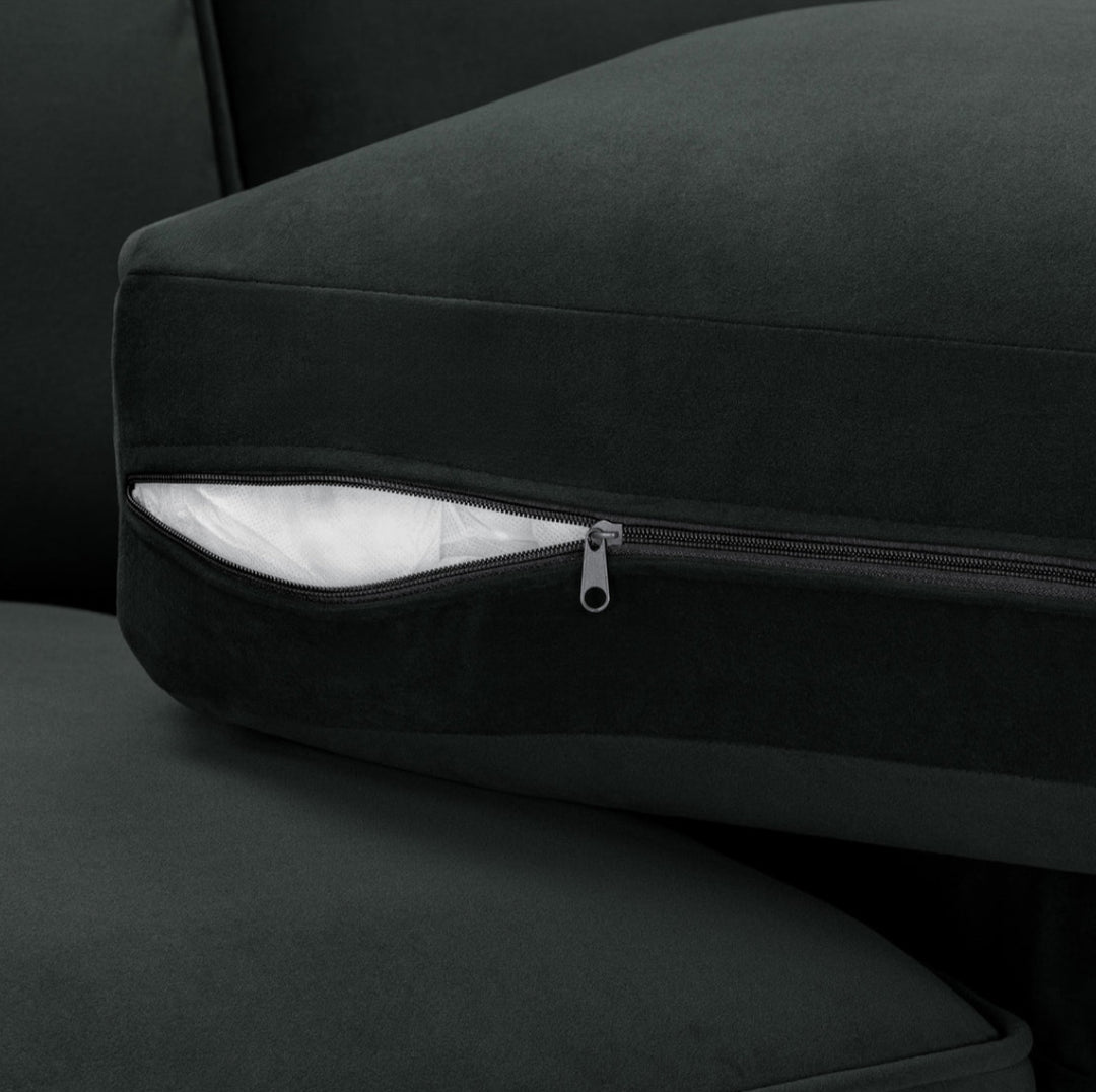 Belgravia Sofa Black U Shape Corner
