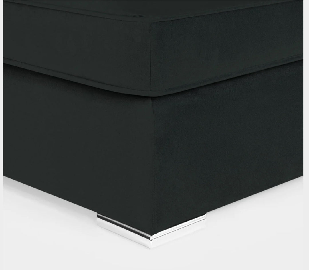 Belgravia Sofa Black U Shape Corner