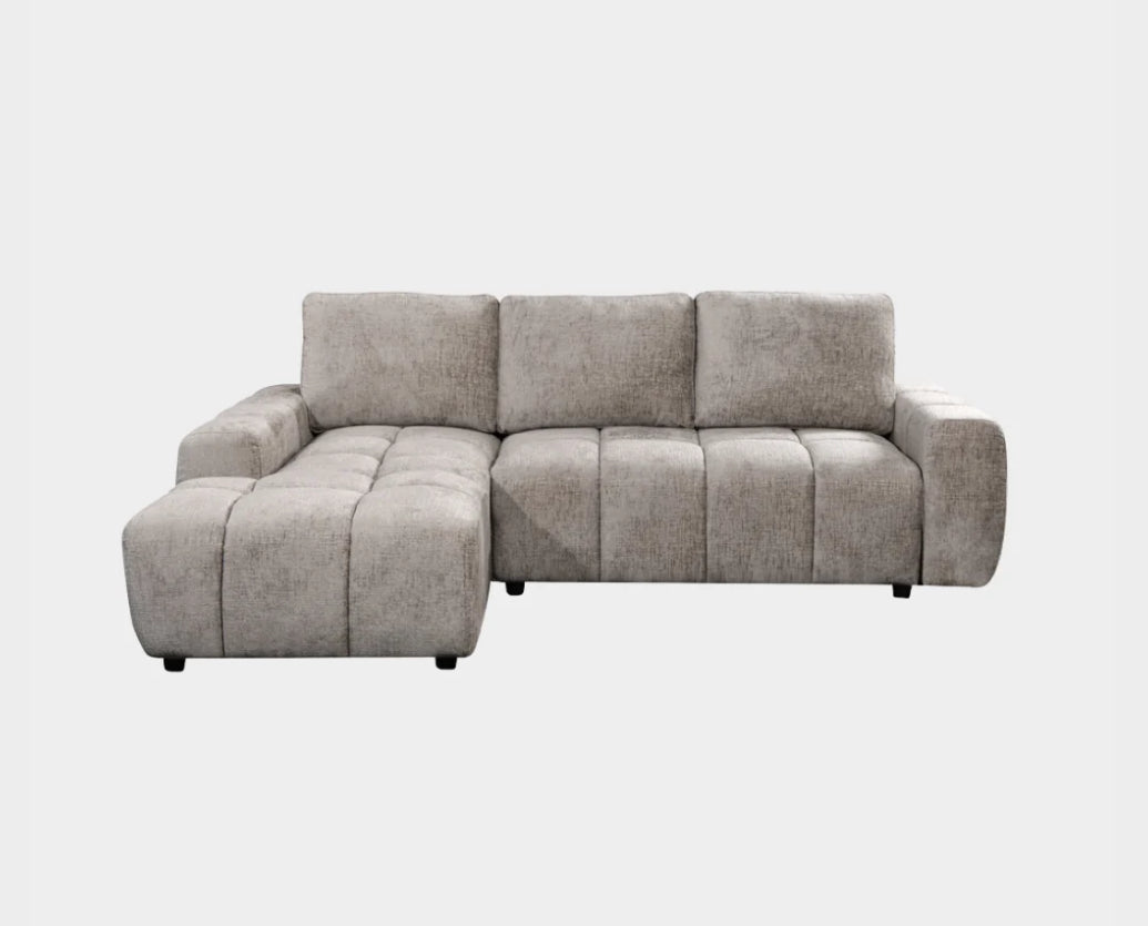 Lora Sofa Bed Mushroom Left Hand Facing Corner