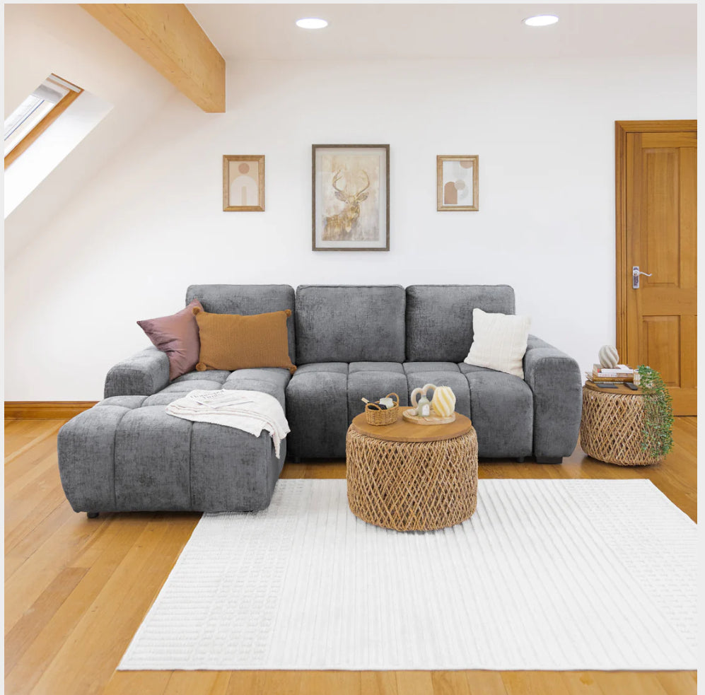 Lora Sofa Bed Graphite Right Hand Facing Corner