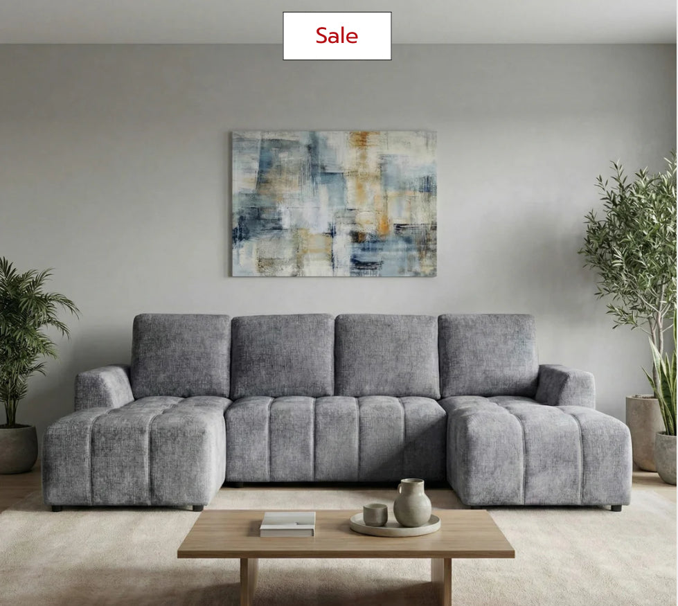 Lora Sofa Bed Graphite U Shape Corner