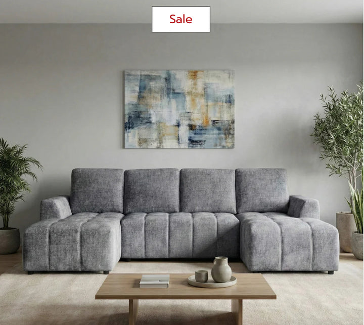 Lora Sofa Bed Graphite U Shape Corner