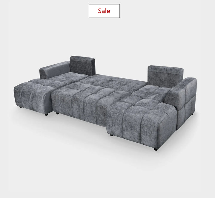 Lora Sofa Bed Graphite U Shape Corner