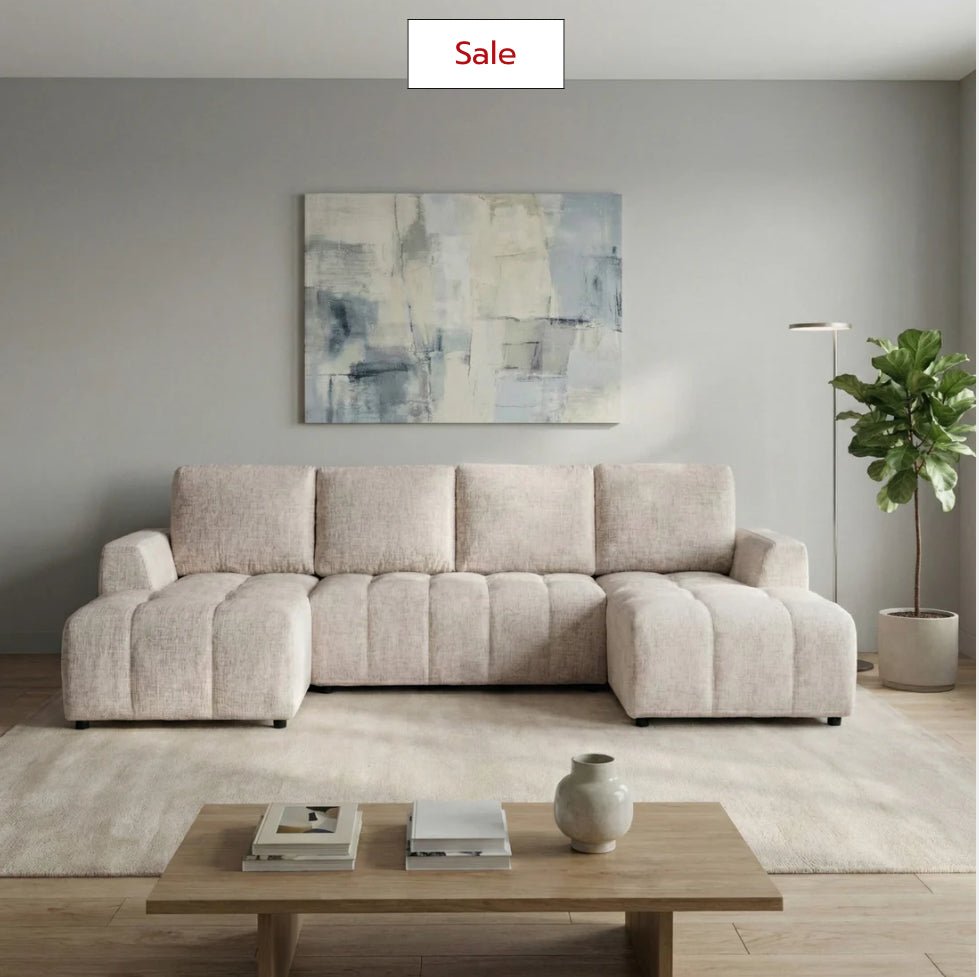 Lora Sofa Bed Graphite U Shape Corner