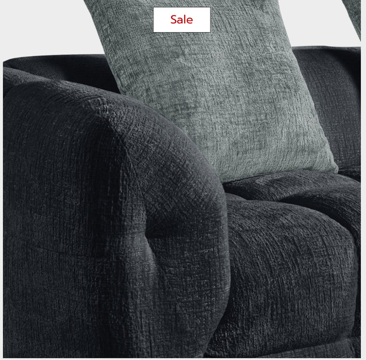 Genoa Sofa Charcoal Right Hand Corner