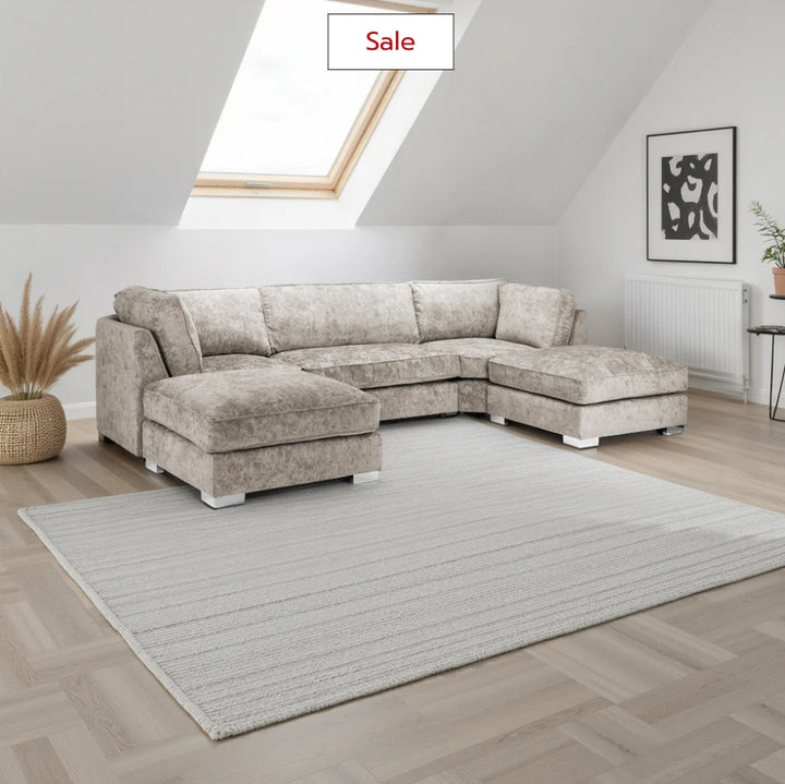 Bishop Fullback Sofa Truffle U Shape Corner