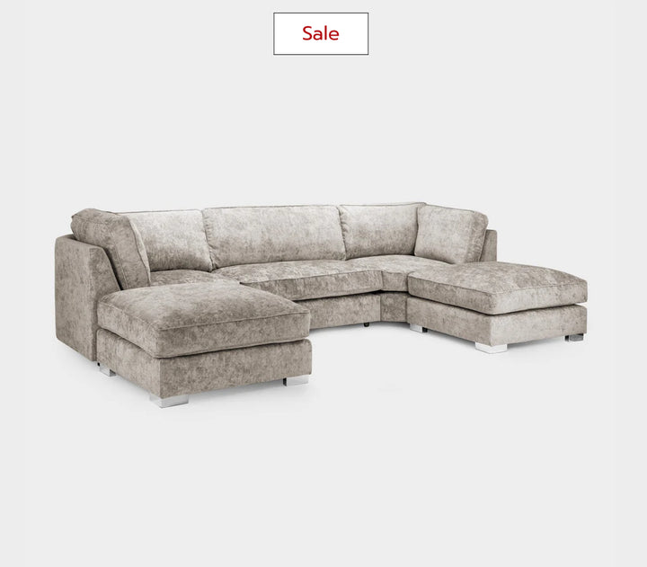 Bishop Fullback Sofa Truffle U Shape Corner