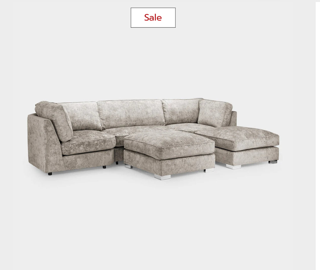 Bishop Fullback Sofa Truffle U Shape Corner