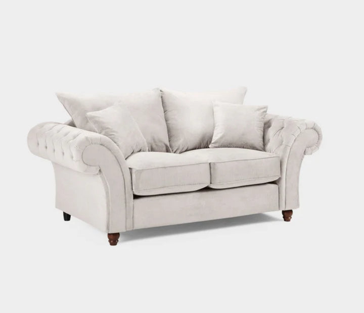 Windsor Fullback Sofa Stone 2 Seater