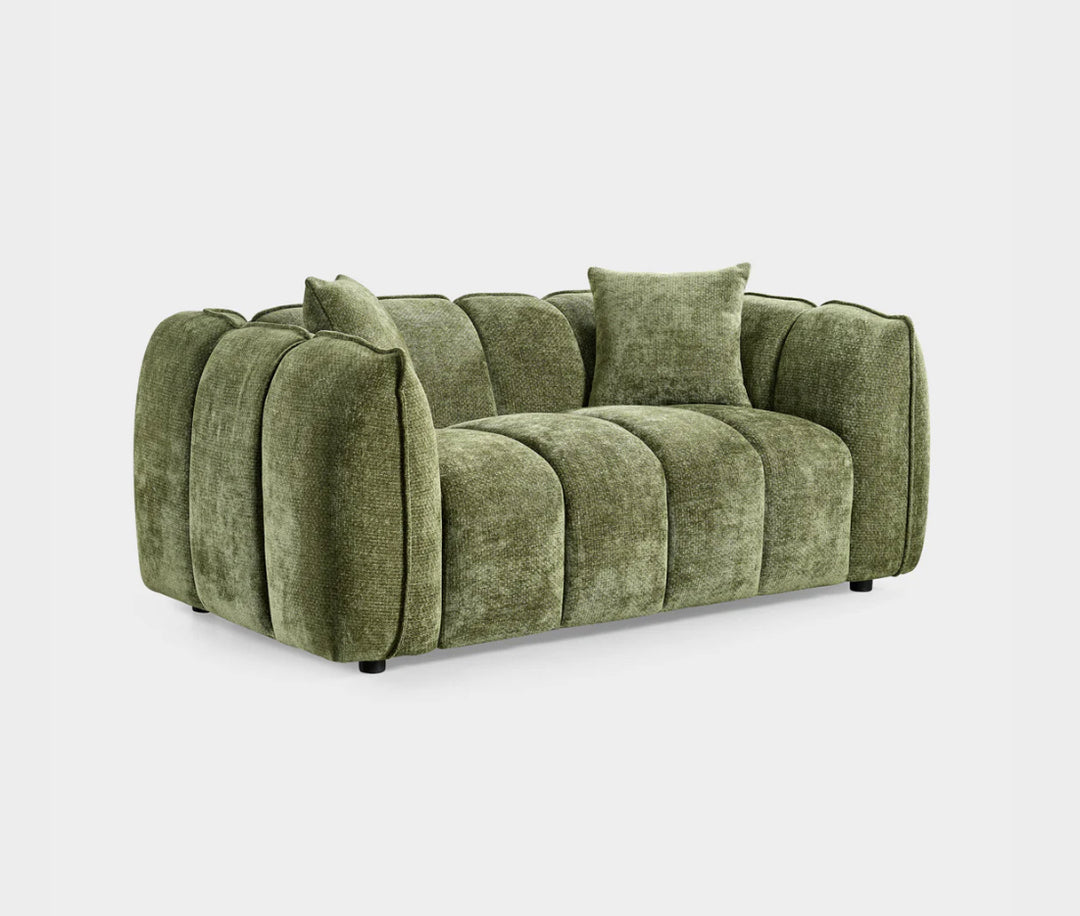 Venice olive 2 seater sofa