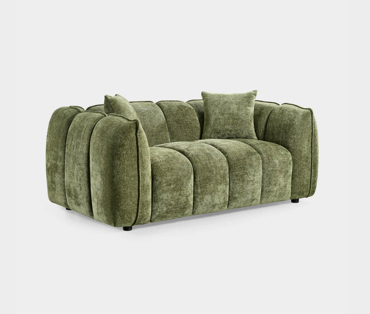 Venice olive 2 seater sofa