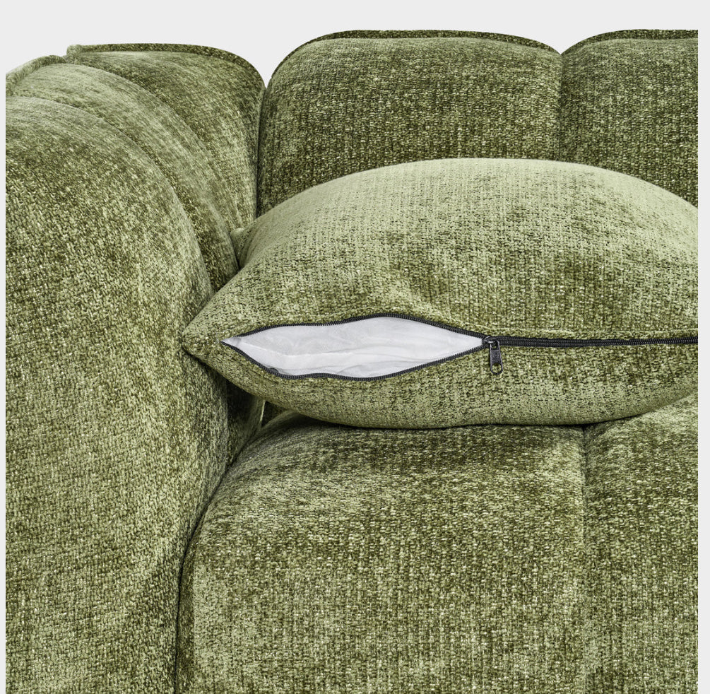 Venice olive 2 seater sofa