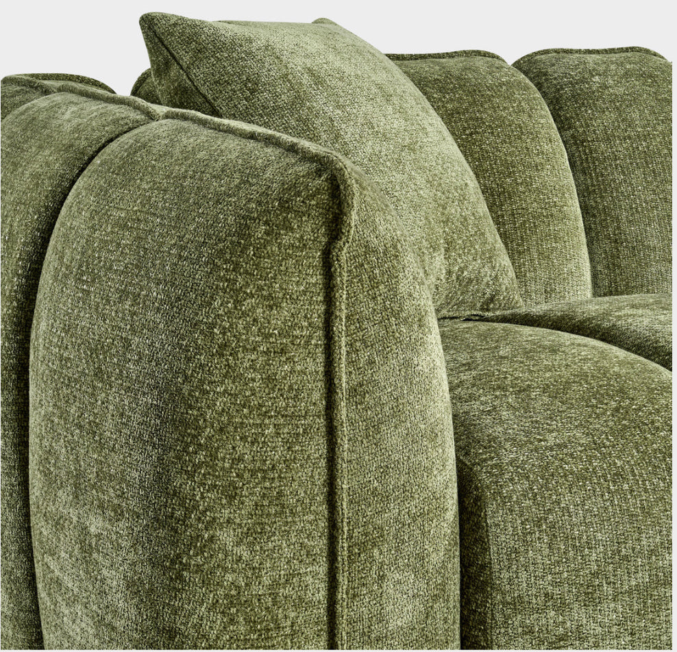 Venice olive 2 seater sofa
