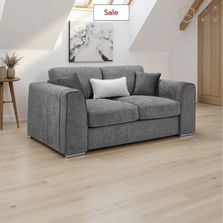 Naples Sofa Grey 2 Seater