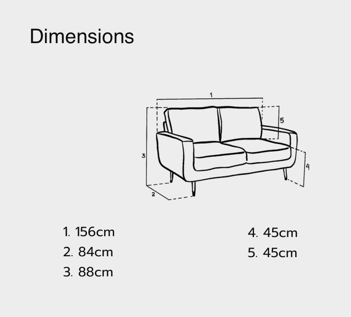 Aurora 2 seater sofa