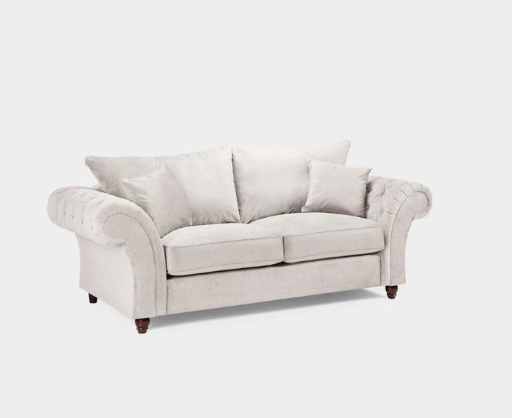 Windsor Fullback Sofa Stone 3 Seater