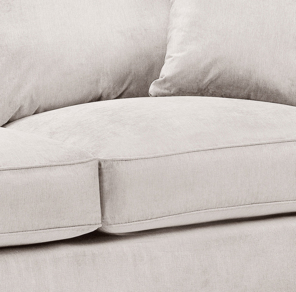 Windsor Fullback Sofa Stone 3 Seater