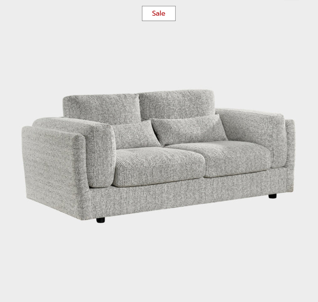 Bari 3 seater sofa grey
