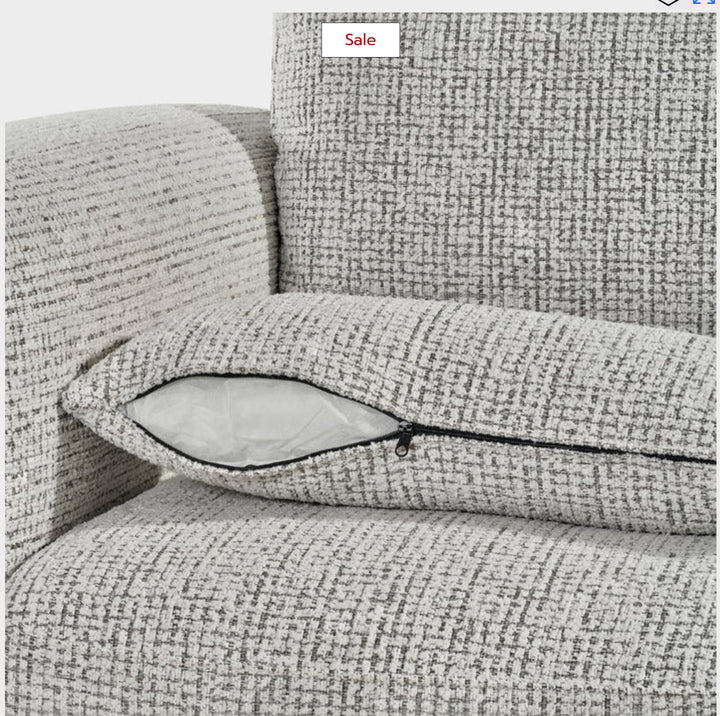 Bari 3 seater sofa grey