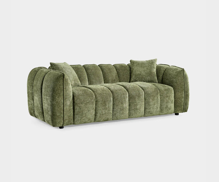 Venice olive 3 seater