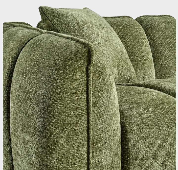Venice olive 3 seater