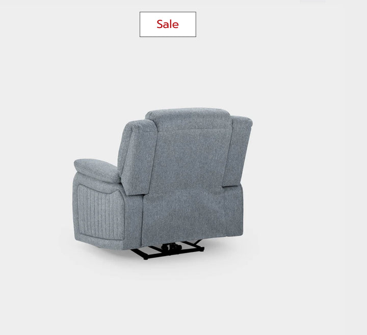 Linden Electric Recliner Sofa Grey Armchair