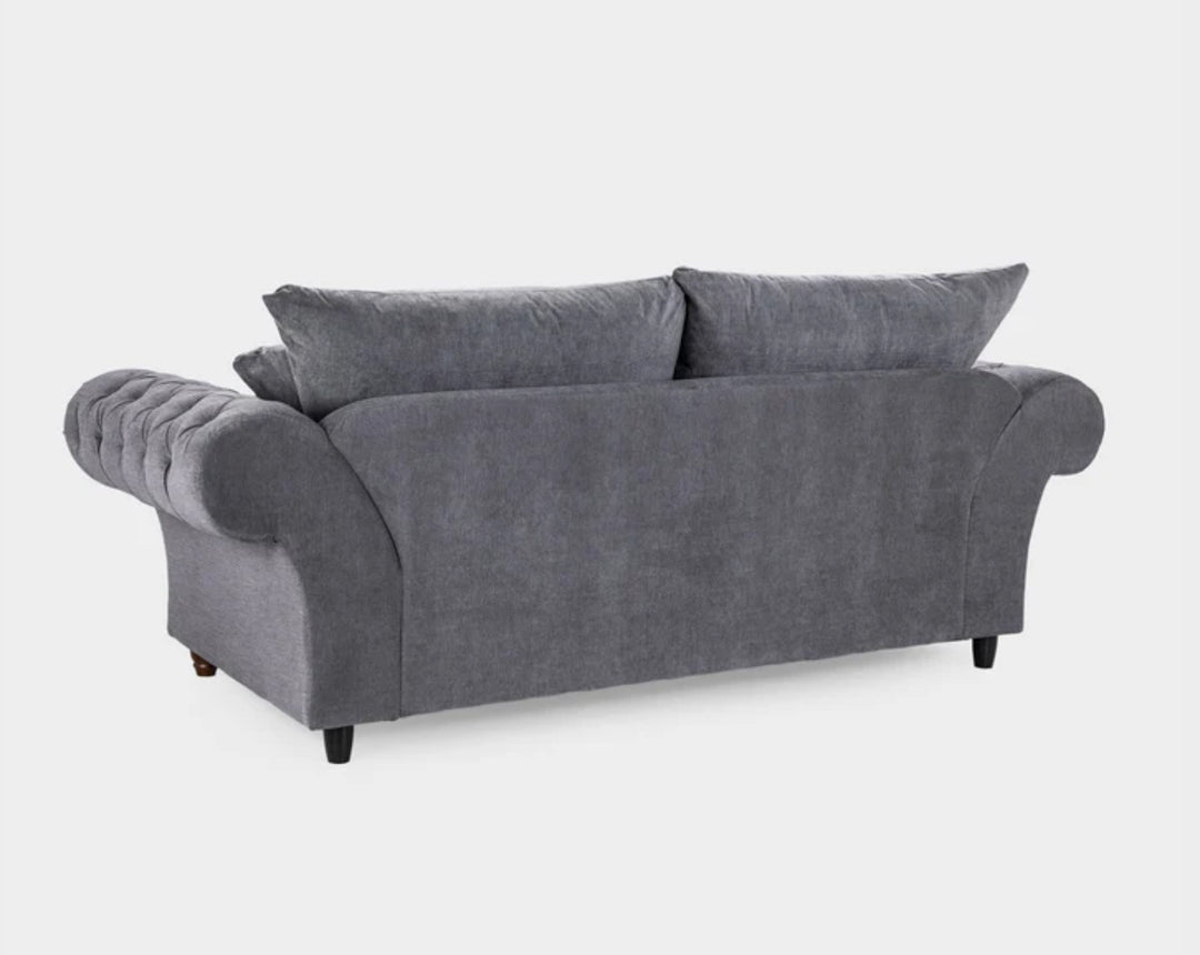 Windsor Fullback Sofa Grey 3 Seater