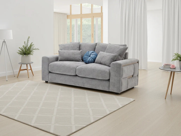 Jupiter 3 seater sofa grey