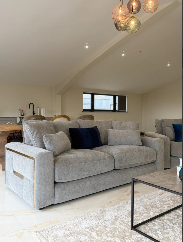 Jupiter 3 seater sofa grey