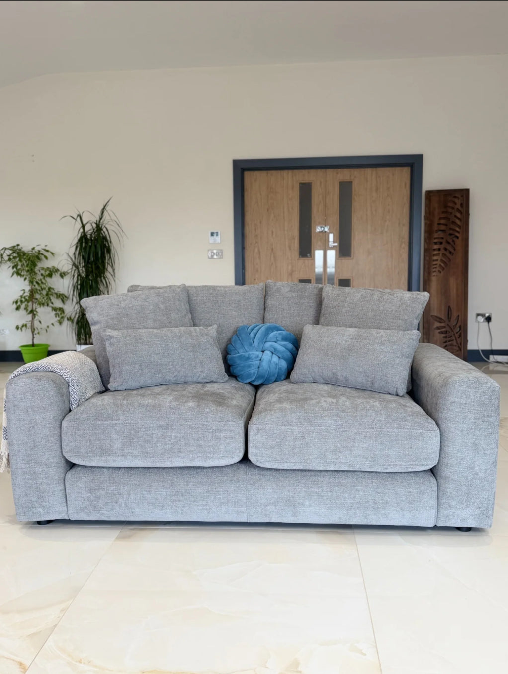 Jupiter 2 seater sofa grey