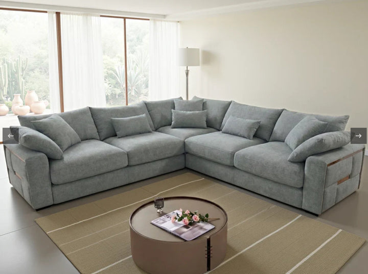 Jupiter Large Corner Sofa - Grey