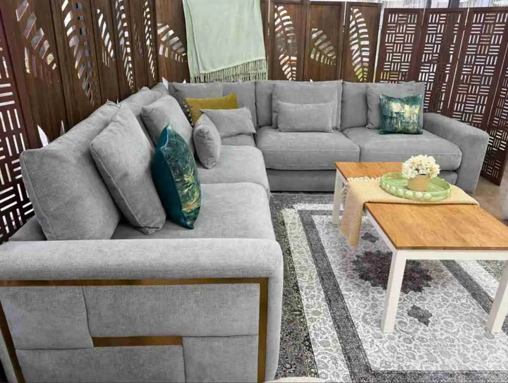 Jupiter Large Corner Sofa - Grey