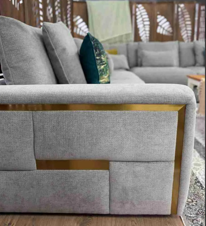 Jupiter Large Corner Sofa - Grey