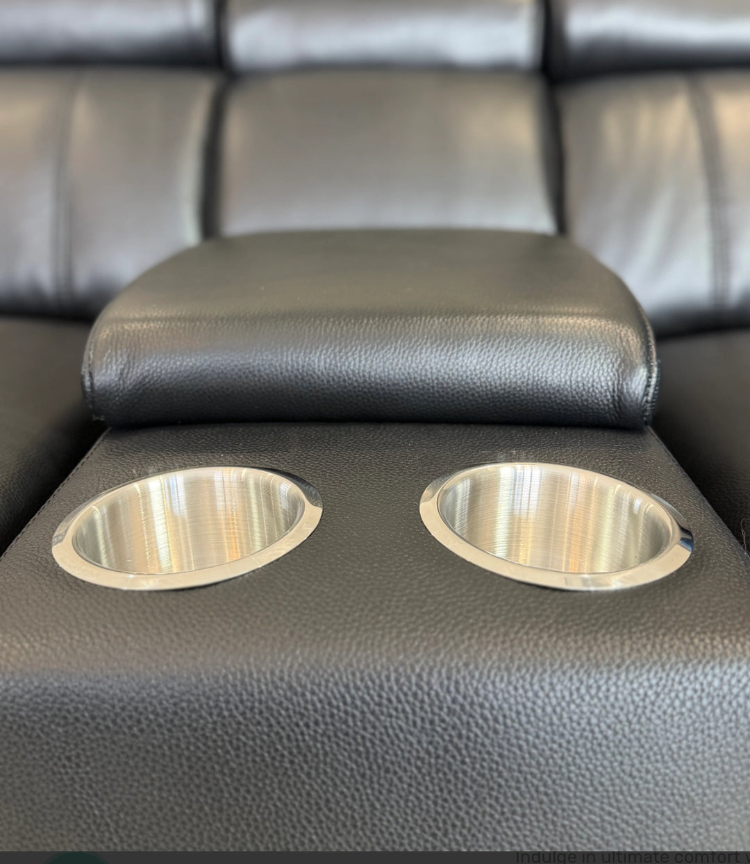 Somerville Electric Recliner Sofa Black 2 Seater