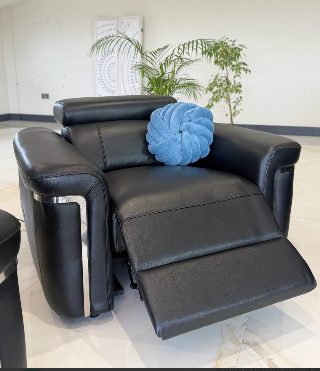 Somerville Electric Recliner Sofa Armchair - Black