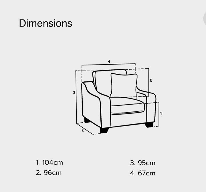 Stonehouse slate armchair