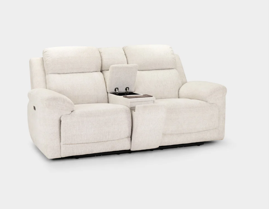 Owen electric 2 seater recliner beige