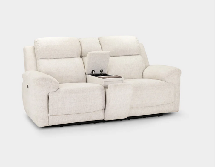 Owen electric 2 seater recliner beige