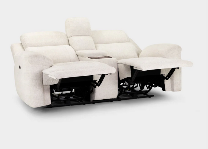Owen electric 2 seater recliner beige